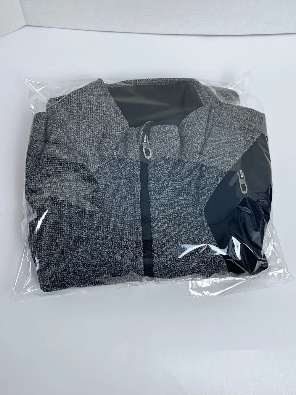 Spyder Men's Gray and Black Full Zip Fleece Jacket Size S; Active, Outdoor